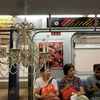 Nothing Classes Up The Subway Like A Chandelier